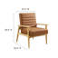 Fauteuil d'appoint en cuir Jensen -101174290-101174292