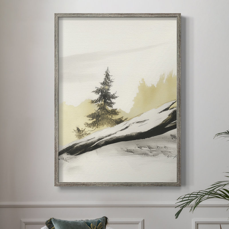 «Christmas Holiday Art» CECXCIX, reproduction d'art encadrée - bois massif, H 15 po x l 12 po