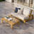 Ali loveseat with coffee table