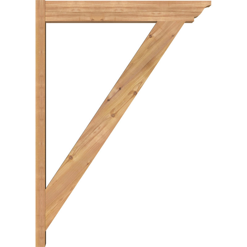 Persienne traditionnelle en bois rustique, Cèdre rouge de l'Ouest l 5 1/2 po (lisse), P 26 po x H 38 po