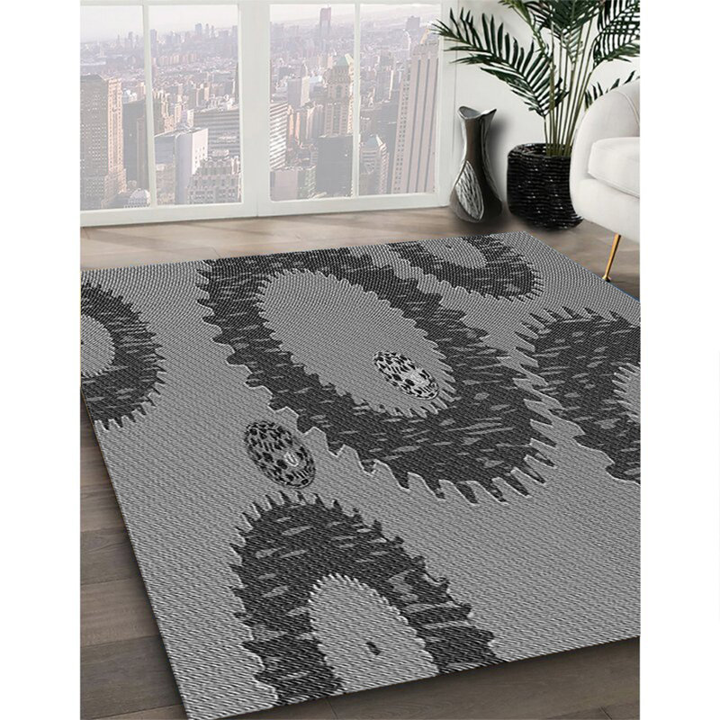 Abstract Indoor Rug, Rectangle 7' x 9'