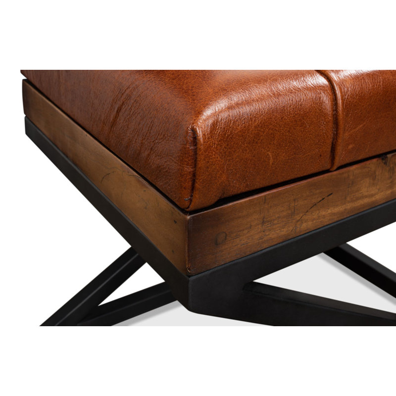 Leather Vanity Stool