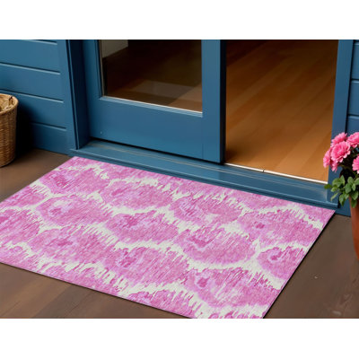 Tapis extérieur lavable abstrait 3 pi x 5 pi