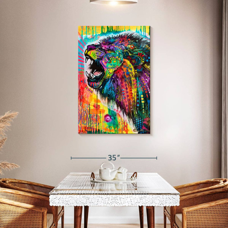 Brampt South African Lion, 45" H x 30" W