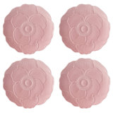 Lenox Butterfly Meadow Floral Set Of 4 Accent Plates - Pink