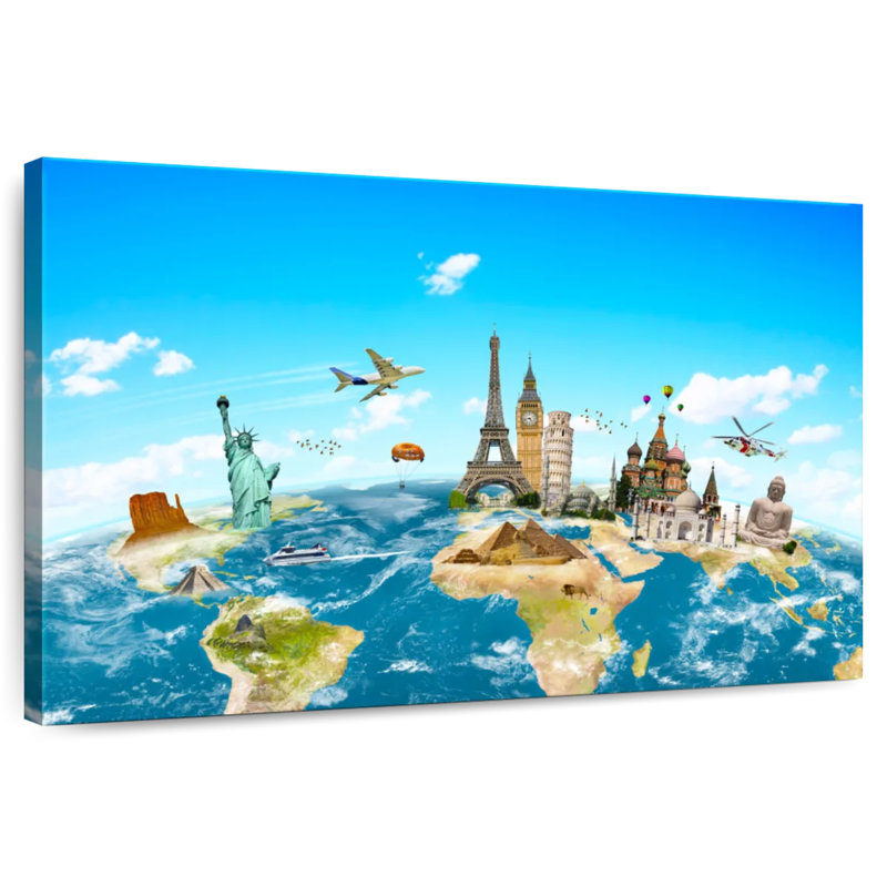 Senne Travel Monuments, 8" H x 12" W