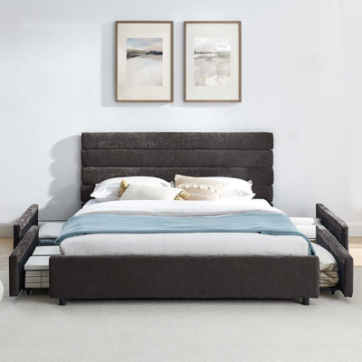 Base de lit tapissier grand