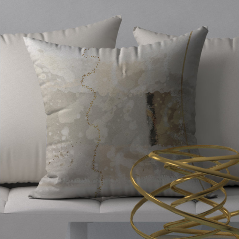 Housse de coussin décorative carrée ultra longue, 18" x 18"