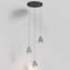 Luminaire suspendu grappe 3 lumières DEL Aliceann-54323069-54323068