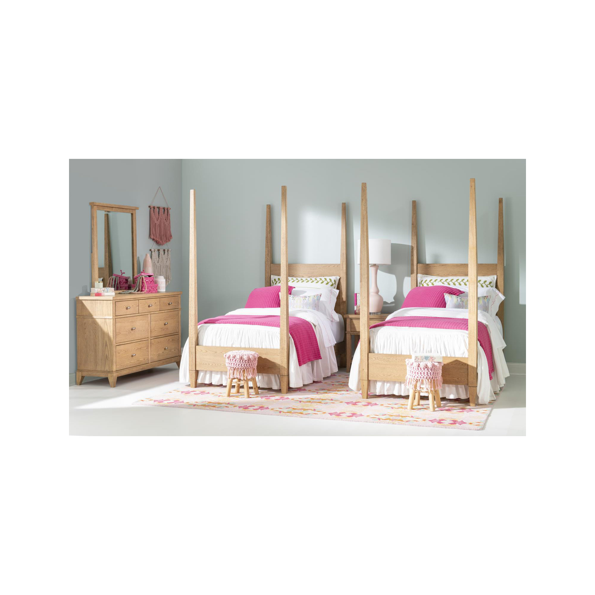 Today's Traditions Poster Bed, Tan, Twin
