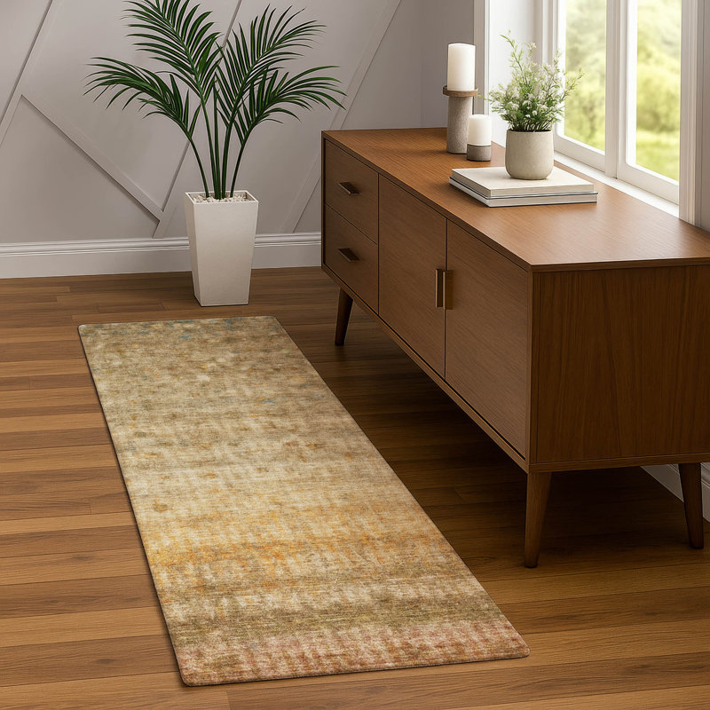 Machine Washable Indoor/Outdoor Emelia ACN2315 Stripes Rug, Runner 2'3" x 7'6"