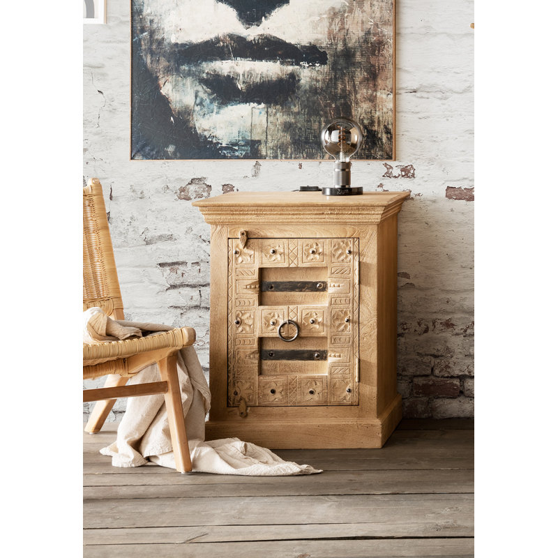 Mango bedside table