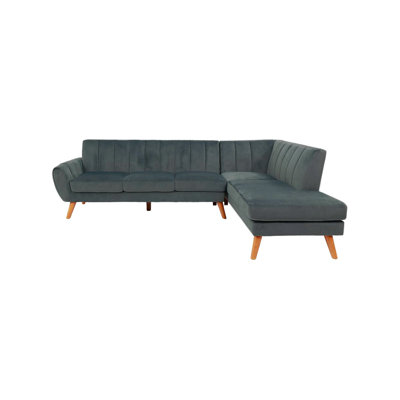 Sectional Sofa Velvet 3 Seater