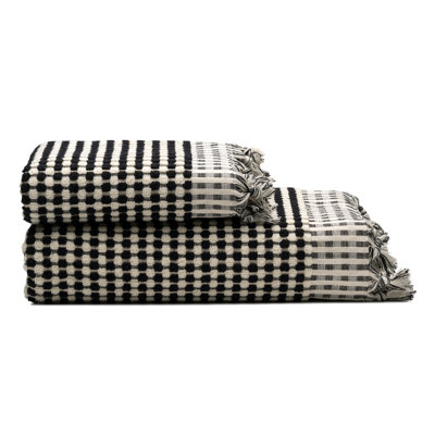 Dots Turkish Cotton Terry Bath and Hand Towels