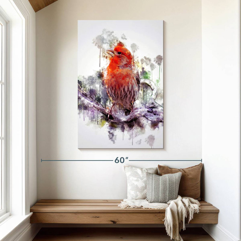 Brampt House Finch, 48" H x 32" W