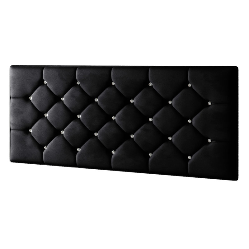 Farallones Upholstered Headboard, Black, Single (3')