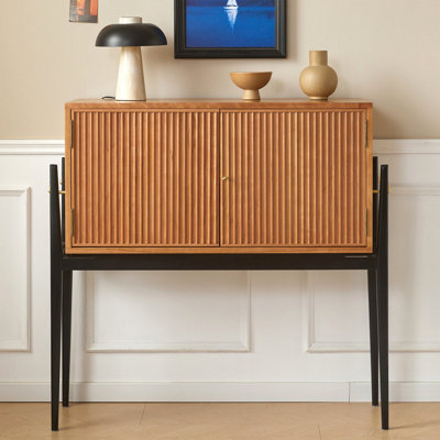 Retro ironwork tall  cabinet