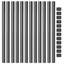 Fence Posts 12 Pcs Powder-Coated Steel-1753987493-1753982556