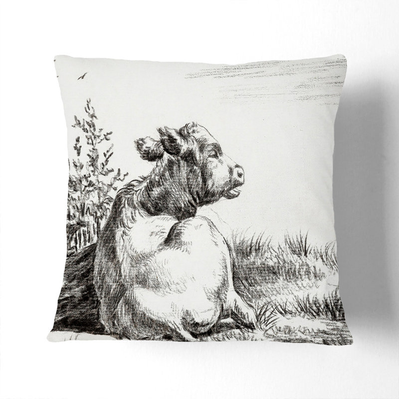 Square Throw Cushion, 55cm H x 55cm W x 20cm D