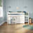 New Classic Midsleeper with a Pull Out Desk and 3 Drawer Chest