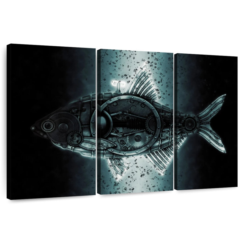 Kelan Steampunk Bream, H 28 po x l 45 po