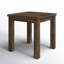 Coastal Teak Outdoor Square Teak Side Table