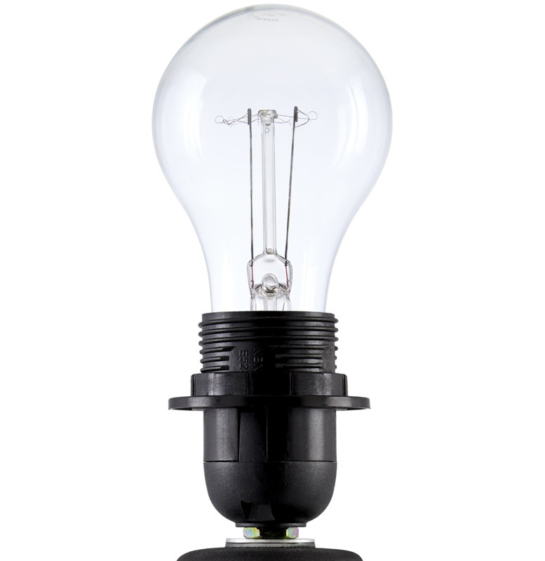 Lampe de table Momsen, Noir, noir, noir, noir, Blanc / Blanc, 13"H x 8"W x 8"D