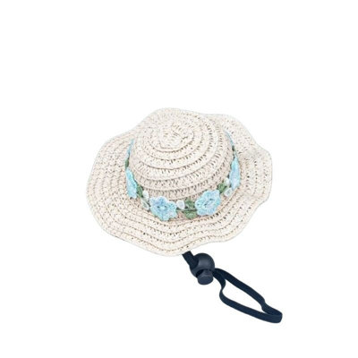 Mini straws hat Pet Mini Straw Hats