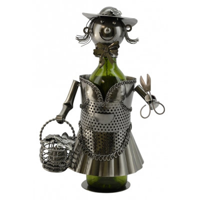 Lady Gardener 1 Bottle Tabletop Wine Bottle Rack by Wine Bodies