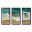 Vue aérienne de Tranquil Waves 2 - plage, art mural-434922045-434922019