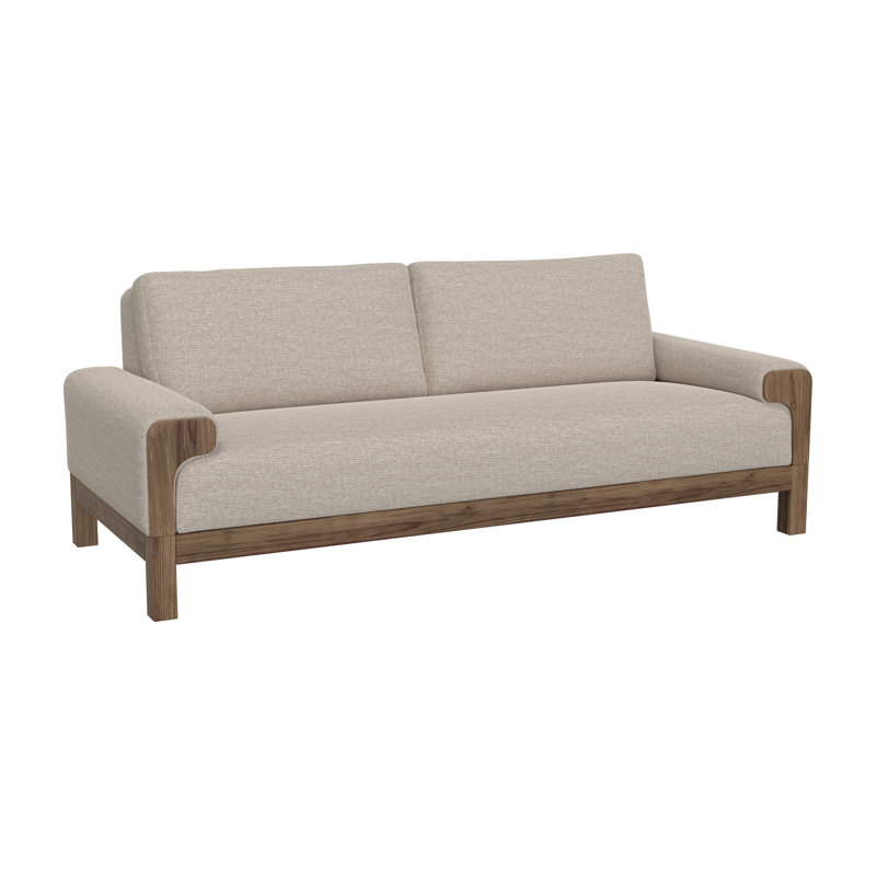 Wooden Frame & Base 2 cushions, Sofa