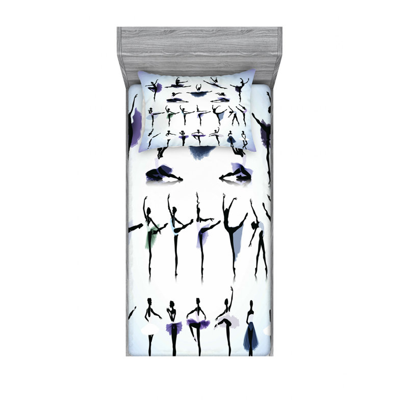Microfiber Sheet Set, Twin XL Sheet Set with 1 Pillowcase
