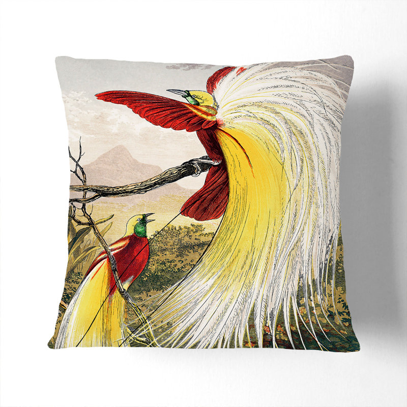 Square Throw Cushion, White, 40cm H x 40cm W x 15cm D
