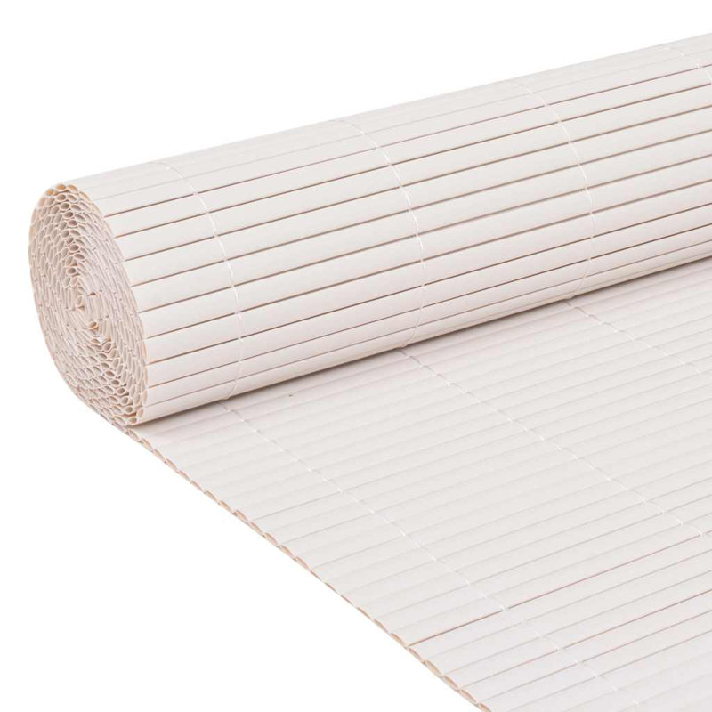 Streicher Double-Sided Garden Fence, White, 90 x 300 cm