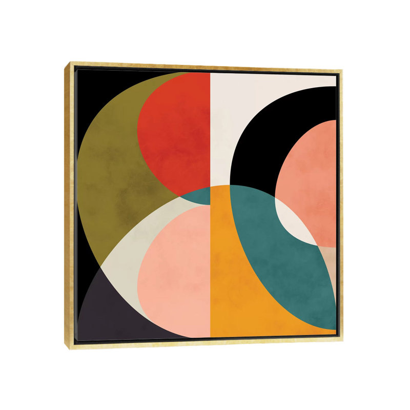 «Geometric Shapes III» par Ana Rut Bré - impression d'art graphique, Sans mat, H 26 po x l 26 po x P 1,5 po