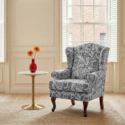 Upholstered Wingback Chair