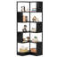 Alisande 180cm H x 60cm W Metal Corner Bookcase