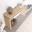 Console Antique Natural Farmhouse - Table d'entrée en bois rétro-116489097