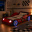 Cadre de lit de voiture de course pour enfants, conception de voiture de course de formule Speedster avec lumières à DEL-133880489