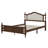 Wood Bed Frame Queen Size, Transitional Platform Bed