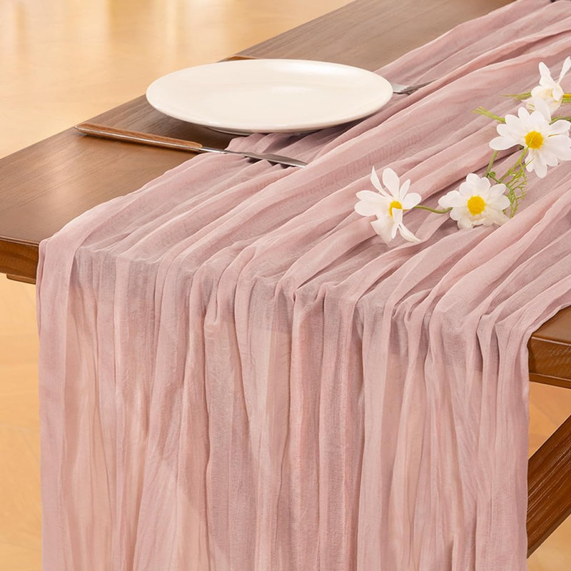 Chemin de table en étamine Cheesecloth