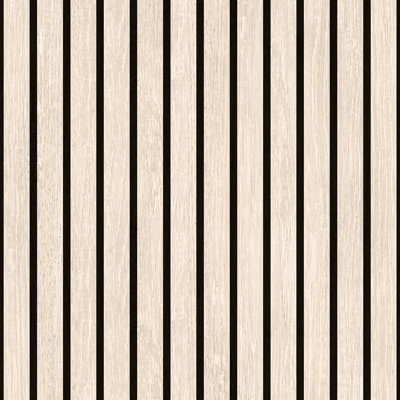 Modern Wood Slat Wallpaper
