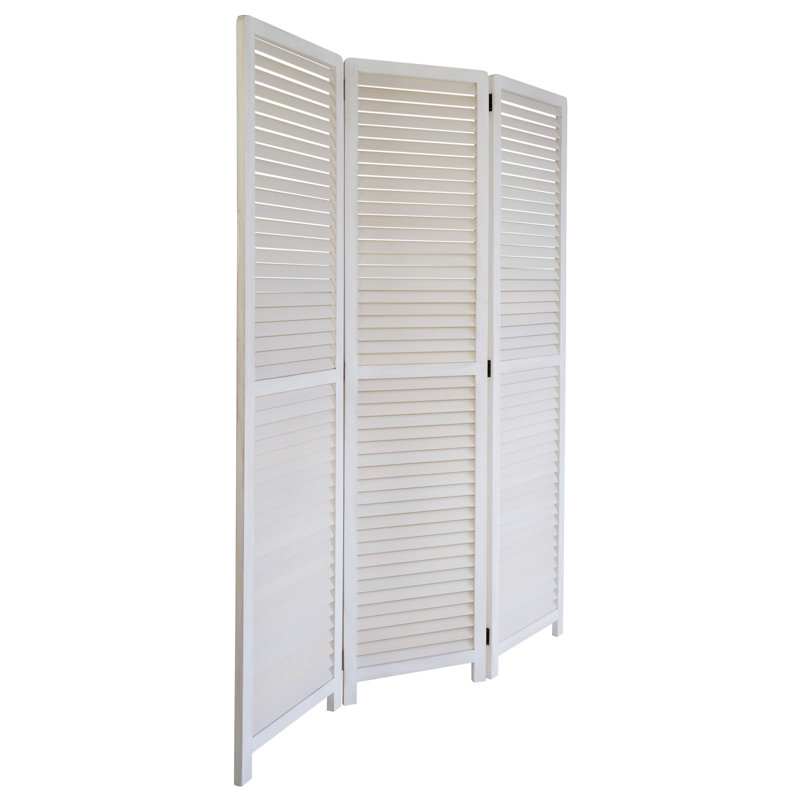 Room Divider Alina Wooden Room Divider With 3 Panels