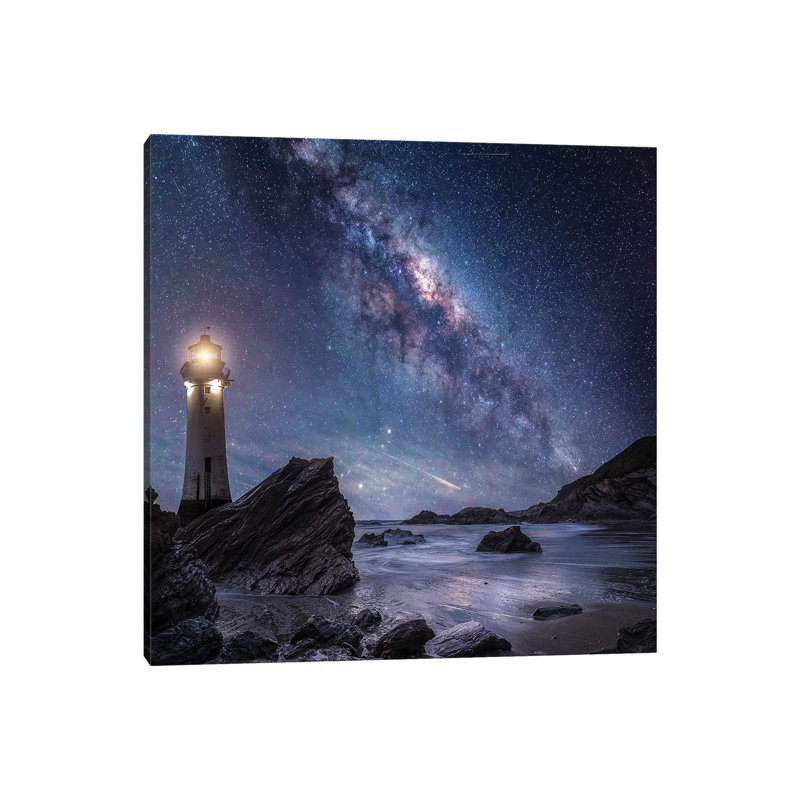 Milkyway Rocks 1 Piece Wrapped Canvas Wall Art, 30.48cm H x 30.48cm W x 1.91cm D