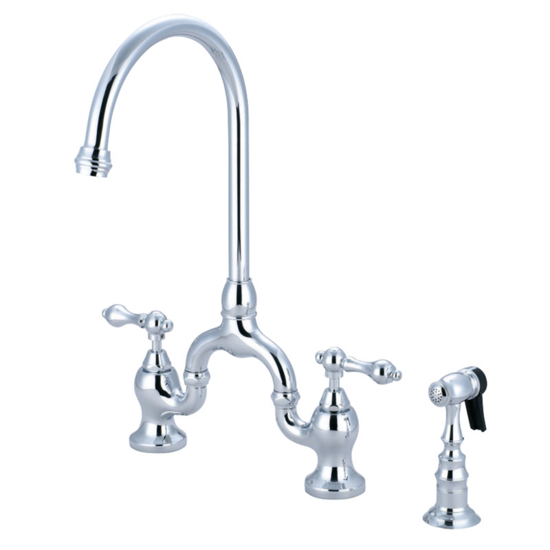Robinet de cuisine Kingston, Chrome poli