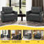 color Upholstered Convertible Chair-1662705390