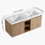 Meuble-lavabo double avec plateau Asid 47,6