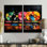 Coloré vinyle Serenade II - art moderne sur toile multicolore