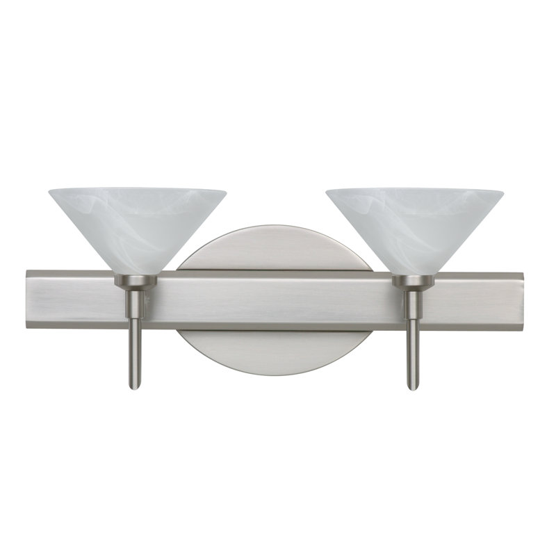Rodrigues 2 - Light Dimmable Vanity Light, Satin Nickel