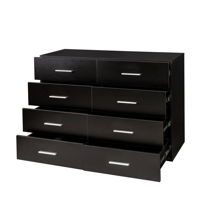Bezalel 47.2 " W 8 - Drawer Dresser, Black
